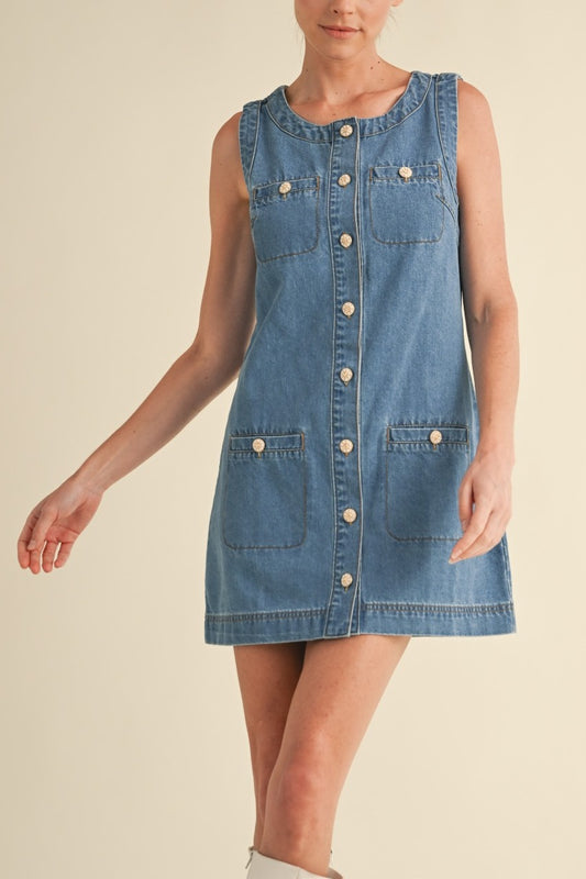 Denim Mini Dress