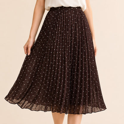 Falda Plisada Lunares