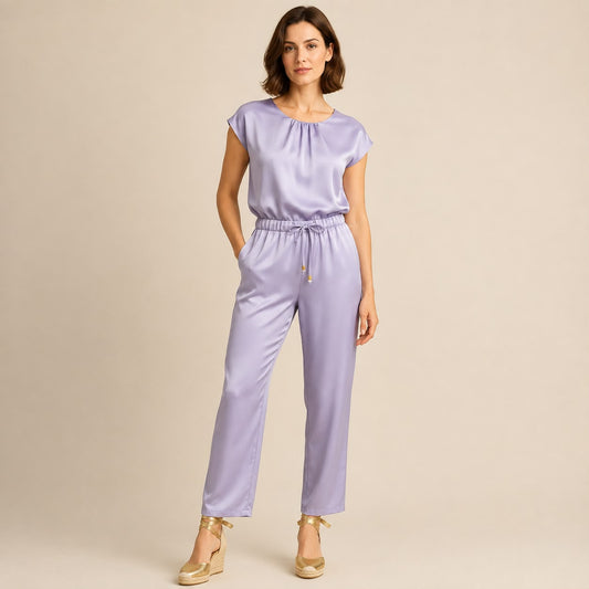 Pantalón Satinado con lacito