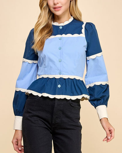 Blusa Mix of Blues