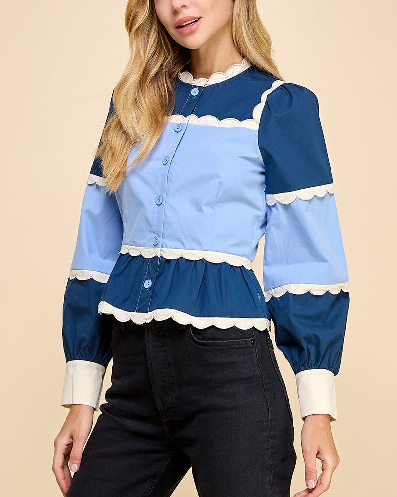 Blusa Mix of Blues