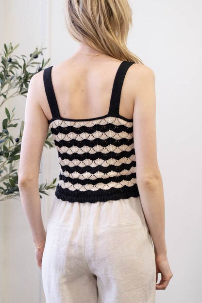 Pattern Knit Top