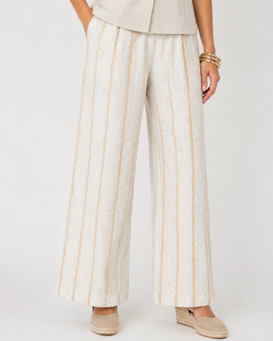 Pantalón Lino Rayas