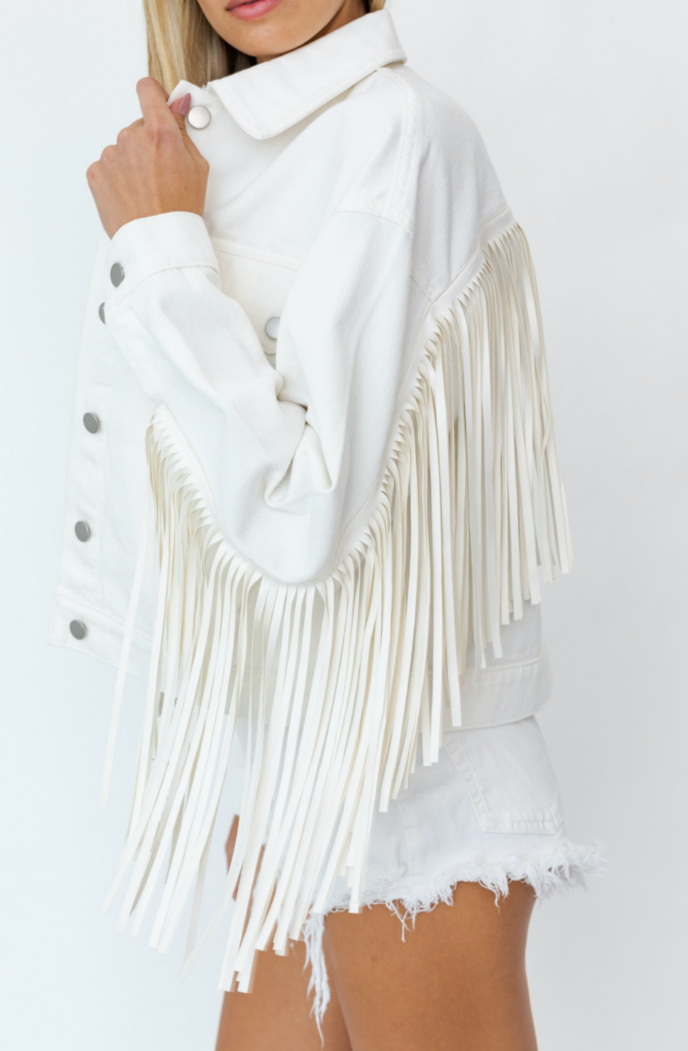 Fringe Denim Jacket