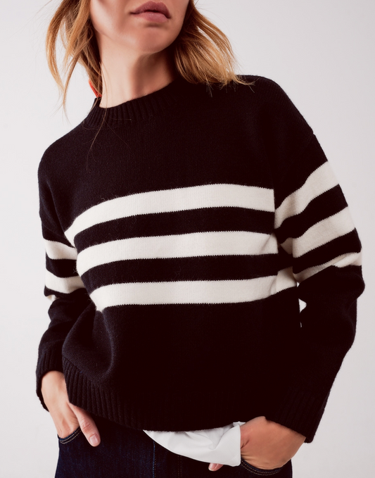 Striped Sweater Shirt