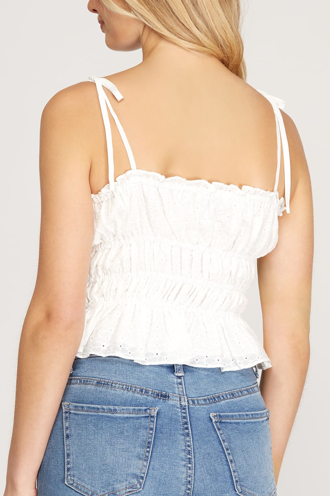 Lily Eyelet Top